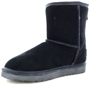 Kangaroo Women Suede - Zwarte Pantoffels - 40
