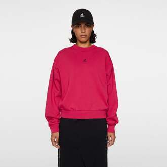 Kangol Sandie Sweatshirt Dames-Pink - M