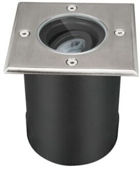 Kanlux LED Grondspot Vierkant - Model Berg - Vervangbare GU10 Ledspot - Dimbaar