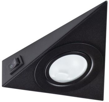 Kanlux Onderbouwarmatuur Zepo - Zwart - Driekhoek - G4 fitting - met schakelaar