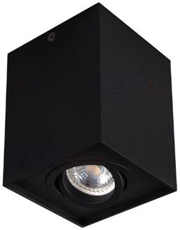Kanlux Opbouwspot vierkant - Gord1 - Zwart - Kantelbaar - 96x96x125mm
