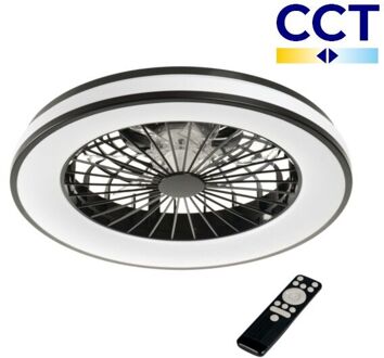 Kanlux Plafondventilator met ledlamp - Plave - CCT - 48 Watt - Ø485mm