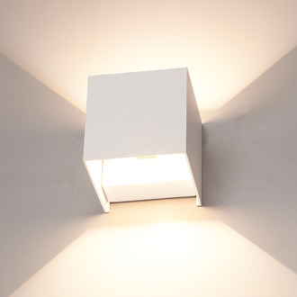 Kansas LED Wandlamp dubbelzijdig IP65 Binnen en buiten Wit