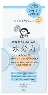 Kansosan Skincare Moisture Cushion Foundation AQ SPF 50+ PA++++ 01 Light Beige