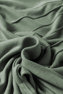 Kant manchetten pullovertrui Salie Groen