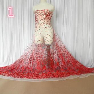 Kant Mesh Borduurwerk Sheer Stof Voile Tulle Doek Diy Trouwjurk Tutu Rok 1