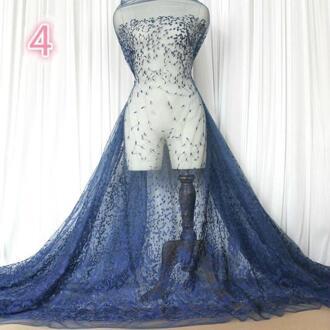 Kant Mesh Borduurwerk Sheer Stof Voile Tulle Doek Diy Trouwjurk Tutu Rok 4