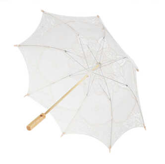 Kant Paraplu Wedding Bridal Parasol Paraplu Voor Fotografie Props Bruiloft Levert geel