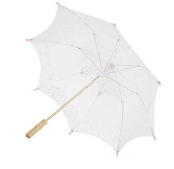 Kant Paraplu Wedding Bridal Parasol Paraplu Voor Fotografie Props Bruiloft Levert wit