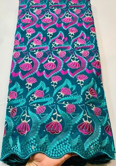 Kant Stof Laatste Met Voorraad Borduren Afrikaanse Katoen Stoffen Voile Kant Populaire Dubai Stijl Voor Party Dress YLL3776 AS PIC5