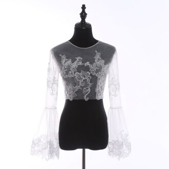 Kant Wrap, White Lace Bolero, Bruid Bruiloft Cape, Bolero Novia, Bruids Jas, Trouwjurk, wedding Shawl stijl 2 / L