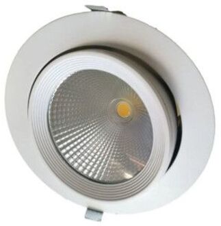 Kantelbare LED Downlight 10 Watt - COB - 1000Lm - Ø140x120mm - 30°