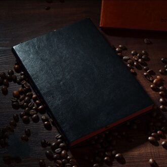 Kantoor Business Notebook Journal Boek Bruin/Zwart A5/B5/A7 Voor Kids A5-zwart