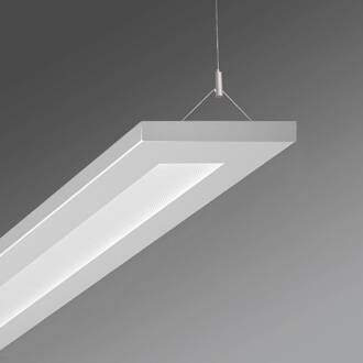 Kantoor hanglamp Stail LED microprisma 52W wit alu wit aluminium