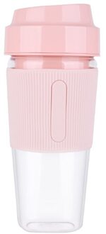Kantoor Outdoor Draagbare Elektrische Mixer Juicer Usb Cup Blender Elektrische Huishoudelijke Oranje Juicer Mini Snelle Blender Verse Juicer roze