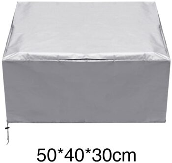 Kantoor Schoon 2 Maten Voor 3D Printer Stofkap Anti-kras Volledige Dekking Stofdicht Protector Waterdicht Polyester Wasbaar zilver / 45x45x30cm