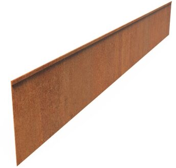 Kantopsluiting cortenstaal geplet 230x0,3x29cm.