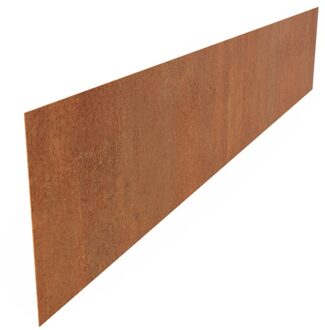 Kantopsluiting cortenstaal recht 230x0,2x39cm.
