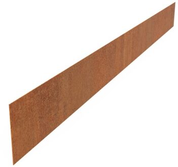 Kantopsluiting cortenstaal recht 230x0,3x20cm.