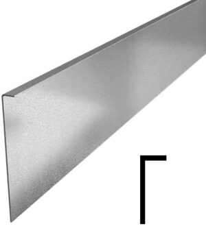 Kantopsluiting verzinkt gezet 230 cm 2 mm (5 st )