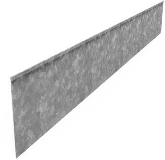 Kantopsluiting verzinkt staal geplet 230x0,3x29cm.