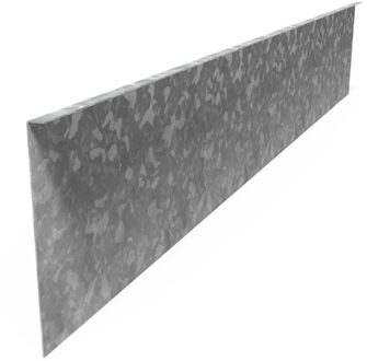 Kantopsluiting verzinkt staal gezet 230x0,2x39cm.