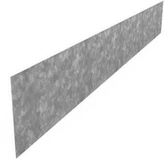 Kantopsluiting verzinkt staal recht 230x0,2x39cm.