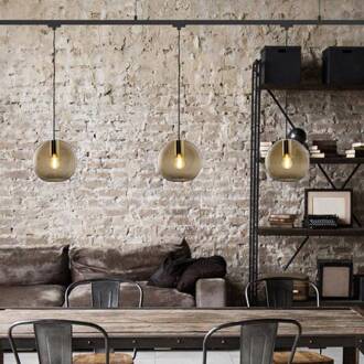 Kap Loon Ball Mini, Ø 18 cm, rookgrijs, glas rook grijs-transparant