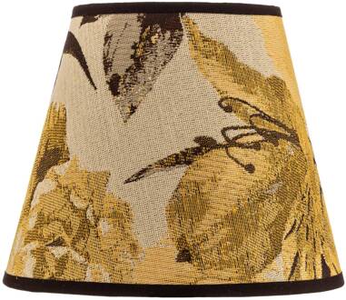 kap Sofia hoogte 15,5 cm, bloemenpatroon geel