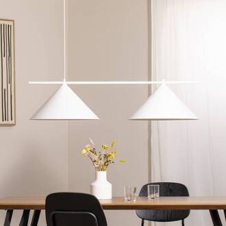 Kapitale hanglamp, wit, 2-lamps, Ø 46 cm, GX53