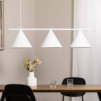 Kapitale hanglamp, wit, 3-lamps, Ø 32 cm, GX53