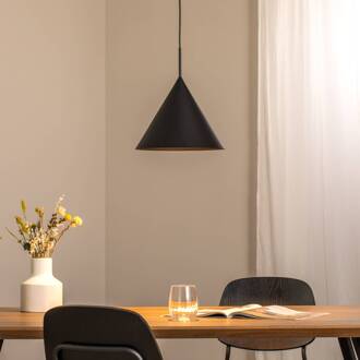 Kapitale hanglamp, zwart, 1-lamp, Ø 32 cm, GX53