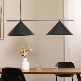 Kapitale hanglamp, zwart, 2-lamps, Ø 46 cm, GX53