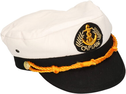 Kapitein verkleed pet voor kinderen - Maritiem/Scheepvaart thema - Verkleed accessoire voor carnaval/themafeest 54