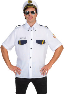 Kapiteins Blouse Christo Wit - Transparant, Multikleur - Print