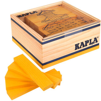 KAPLA Kist 40-delig Geel Bruin