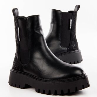 Kaporal dames enkellaarsjes van jelly-materiaal Zwart - EU 36