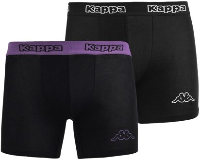 Kappa Boxer 2 Pack - Zwart - Heren - maat  S
