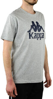 Kappa Heren caspar t-shirt - maat S Grijs