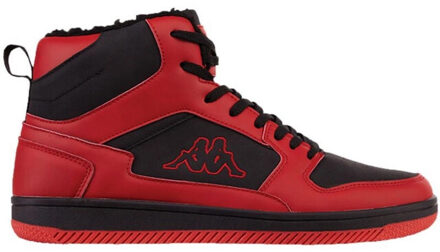 Kappa Met imitatiebont gevoerde hoge toptrainers voor volwassenen Zwart - 37