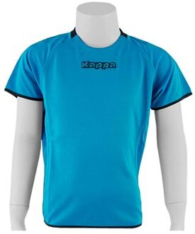 Kappa Rounded Shirt - Sportshirt - Kinderen - Maat 116 - Blue
