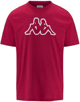Kappa T-Shirt Logo Cromen - Rood Herenshirt - XL