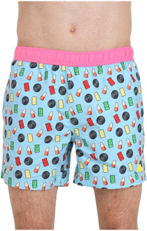 Kappa Zee shorts met snoep patroon Kappa , Multicolor , Heren - 2Xl,L,M,S
