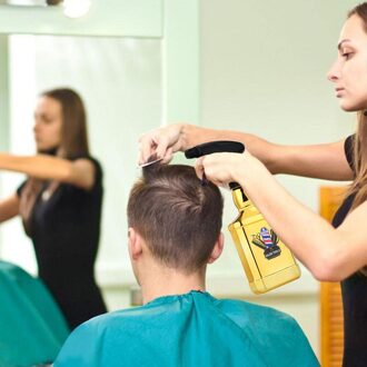 Kapper 350Ml Galvaniseren Spuitbusfles Galvaniseren Kappers Hoge Capaciteit Spuitfles Voor Haar Hydraterende Huishouden