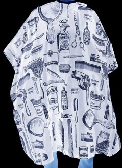 Kapper Cape Volwassen/Kinderen Haar Doek Salon Kapper Professioanl Kapsel Schort Waterdichte Kappers Doek wit