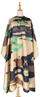Kappers Doek Camouflage Patroon Schort Haircut Cape Waterdicht Haar Knippen Gown Kapper Cape Kapper Cape Gown Doek