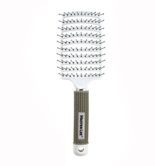 Kappers Haarborstel Natte Kam Haar Borstel Professionele Haar Borstel Massage Kam Borstel Voor Haar Kapper Kappers Gereedschap wit