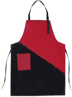 Kappers Kimono Gown Haar Shampoo Kleding Kapper Overalls Schoonheidssalon Kapper Spa Gast Badjas Gown Peluqueria zwart en rood