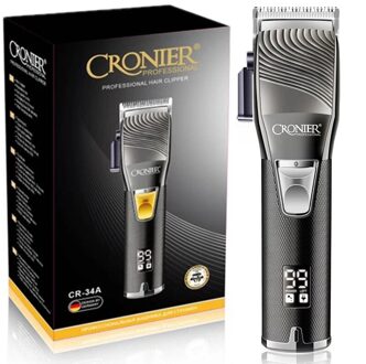 Kappers Professionele Digitale Lcd Display Tondeuse Verstelbare Tondeuse Krachtige Elektrische Mannen Haar Snijden Miachine