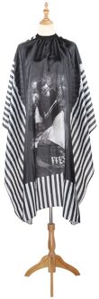 Kapsel Kappers Kapper Doek Schedel Man Patroon Schort Polyester Cape Haar Styling Leveringen Salon Barber Gown B 1stk